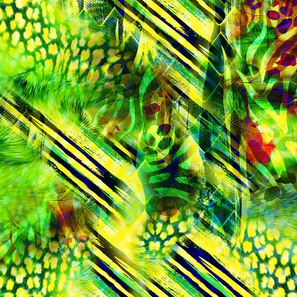 Yazdır, Afrika Hayvan İzleri. Klasik Doğal Şablon. Siyah Egzotik Hayvan Modeli. Tekstil Giysi Tasarımı..