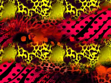 Tekstil moda baskıları, modern kumaş desenleri