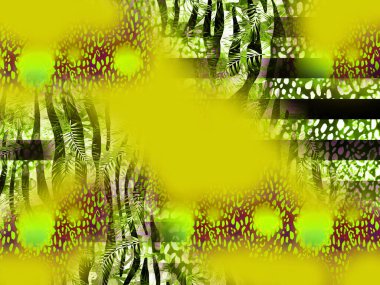 Tekstil moda baskıları, modern kumaş desenleri