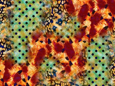 Tekstil moda baskıları, modern kumaş desenleri