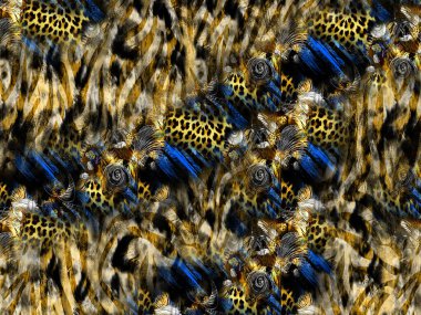 Tekstil moda baskıları, modern kumaş desenleri