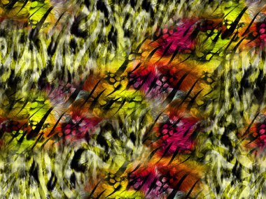 Tekstil moda baskıları, modern kumaş desenleri