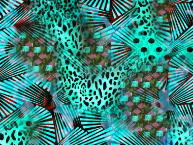 Tekstil moda baskıları, modern kumaş desenleri