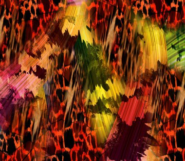 Modern moda tekstil desenleri