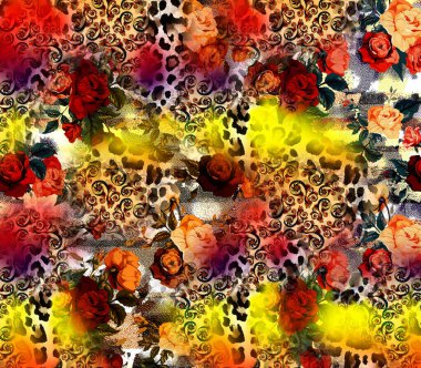 Modern moda tekstil desenleri