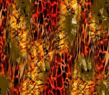 Modern moda tekstil desenleri