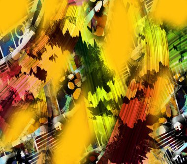 kombinasyon moda tekstil desenleri