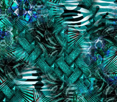 Kumaş desenler, modern moda tasarımları.