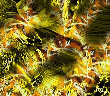 Kumaş desenler, modern moda tasarımları.