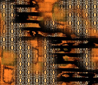 Renkli hayvan izleri, kumaş desenleri