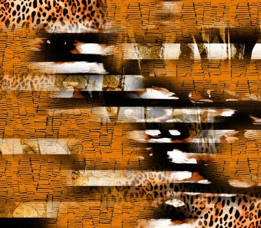 Moda kumaşı baskıları, modern desenler