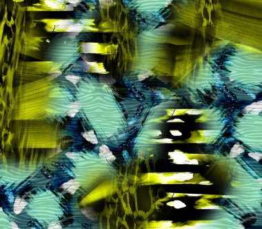 Renkli moda desenleri, tekstil desenleri