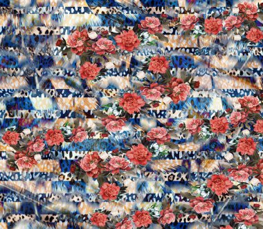 Aztek İkat Arkaplanı. Sepia Geometrik Boyama. Eski Ikat Tekstil. Aztek Çizgili Parmak izi. Beyaz Retro. Dahice Çizimler Geometrik. Shibori Noktaları.