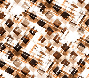 Aztek İkat Arkaplanı. Sepia Geometrik Boyama. Eski Ikat Tekstil. Aztek Çizgili Parmak izi. Beyaz Retro. Dahice Çizimler Geometrik. Shibori Noktaları.