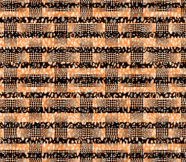 Aztek İkat Arkaplanı. Sepia Geometrik Boyama. Eski Ikat Tekstil. Aztek Çizgili Parmak izi. Beyaz Retro. Dahice Çizimler Geometrik. Shibori Noktaları.