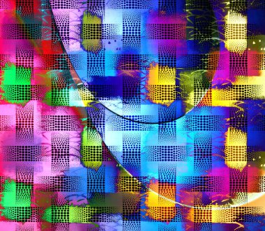 Tekstil moda baskıları, modern tasarımlar