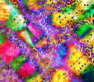 Tekstil moda baskıları, modern tasarımlar