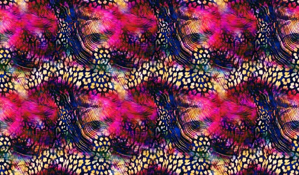 Textile Fashion Prints Colorful Fabric Patterns — Stock Photo, Image