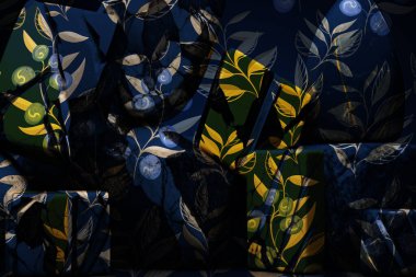 tekstil kumaş baskı tasarımı, siyah arkaplan dokusu, tasarım, yatay fotoğraf, arkaplan soyut, rengarenk manzara, desen, soyut, moda tasarımı baskıları