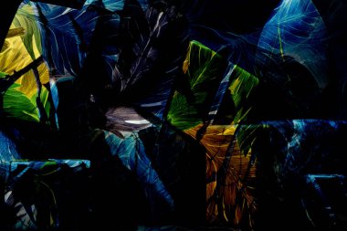 Fraktal illüstrasyon baskıları. Renkli Psikedelik Soyut Desen. Soyut geometrik girdap fraktal.Tie Dye Arkaplan. Dalga deseni. Tekstil kumaş deseni. Modern renk baskısı.