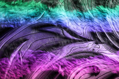 Fraktal illüstrasyon baskıları. Renkli Psikedelik Soyut Desen. Soyut geometrik girdap fraktal.Tie Dye Arkaplan. Dalga deseni. Tekstil kumaş deseni. Modern renk baskısı.