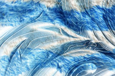 Fraktal illüstrasyon baskıları. Renkli Psikedelik Soyut Desen. Soyut geometrik girdap fraktal.Tie Dye Arkaplan. Dalga deseni. Tekstil kumaş deseni. Modern renk baskısı.