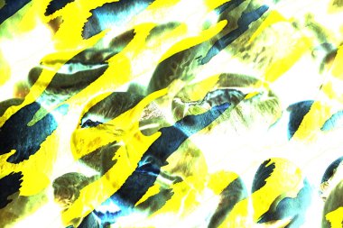 Fraktal illüstrasyon baskıları. Renkli Psikedelik Soyut Desen. Soyut geometrik girdap fraktal.Tie Dye Arkaplan. Dalga deseni. Tekstil kumaş deseni. Modern renk baskısı.