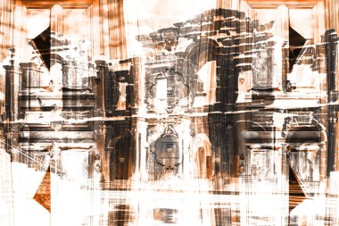 Fraktal illüstrasyon baskıları. Renkli Psikedelik Soyut Desen. Soyut geometrik girdap fraktal.Tie Dye Arkaplan. Dalga deseni. Tekstil kumaş deseni. Modern renk baskısı.