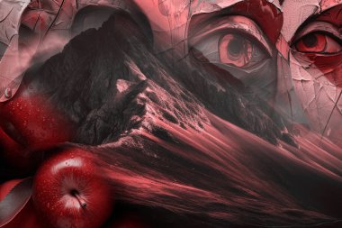 Fraktal illüstrasyon baskıları. Renkli Psikedelik Soyut Desen. Soyut geometrik girdap fraktal.Tie Dye Arkaplan. Dalga deseni. Tekstil kumaş deseni. Modern renk baskısı.