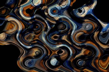 Güzel, parlak ve soyut şekilleri olan yaratıcı bir model. Her türlü tasarım için renkli bir doku. Grafik olarak soyut bir arkaplan. Çağdaş sanat. Modern moda. Soyut moda baskısı.