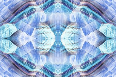 Güzel, parlak ve soyut şekilleri olan yaratıcı bir model. Her türlü tasarım için renkli bir doku. Grafik olarak soyut bir arkaplan. Çağdaş sanat. Modern moda. Soyut moda baskısı.