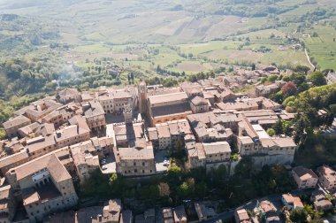 Tuscany Arezzo ve Siena arasında