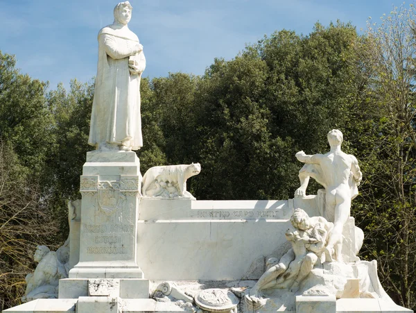 Monumentul de marmură din Arezzo — Fotografie, imagine de stoc