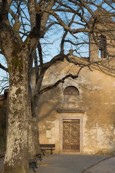 Стародавні церкви в Valdichiana — стокове фото