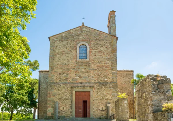 Abadia de Farneta em 1014 em Cortona, Toscana, Itália — Fotografia de Stock