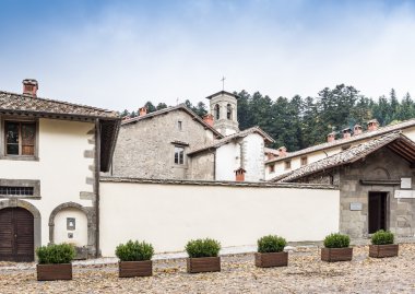 Camaldoli Monastery in Tuscany clipart