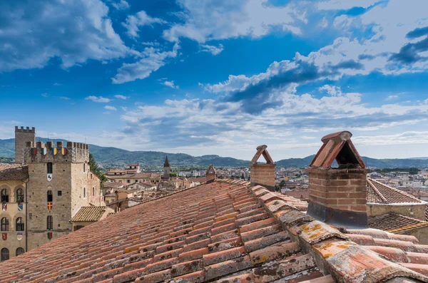 Arezzo view from — Stock Photo, Image