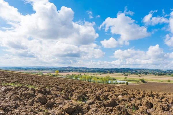 Paisagem toscana em Cortona — Fotografia de Stock