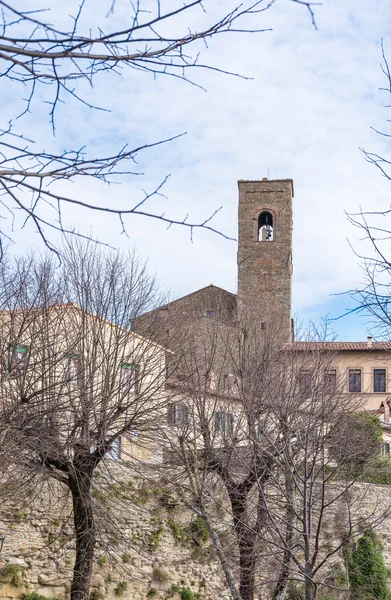 La vue sur la ville toscane de Cortona — Photo