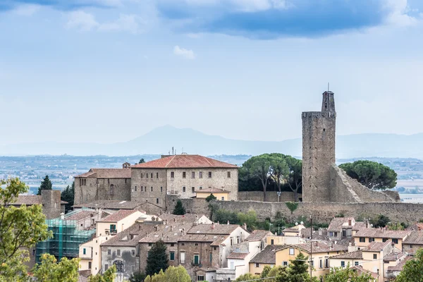 Castiglione Fiorentino, an ancient medieval town in Tuscany — Stock Photo, Image