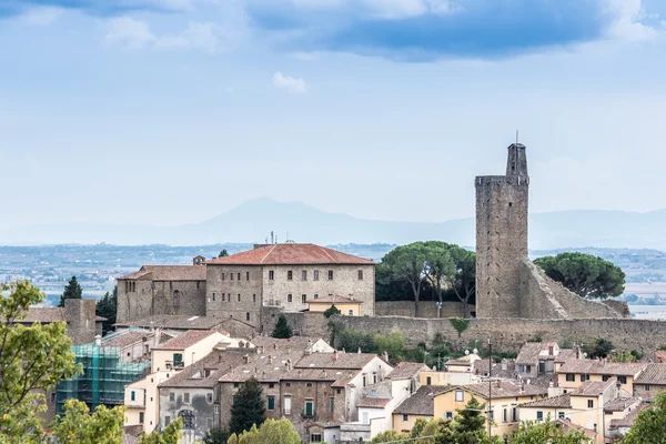 Castiglione Fiorentino, αρχαία μεσαιωνική πόλη στην Τοσκάνη — Φωτογραφία Αρχείου