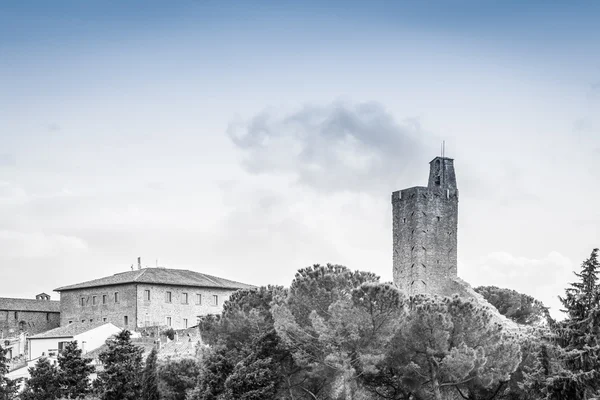 Castiglione Fiorentino, una antigua ciudad medieval en Toscana —  Fotos de Stock