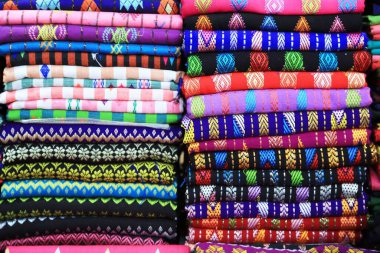 Myanmar renkli Tekstil Pazarı