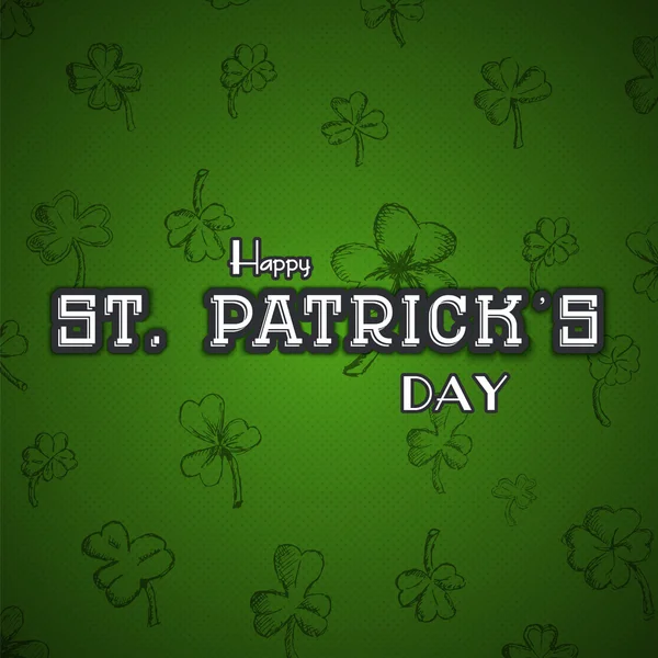 Szent Patrick nap. Ír holiday. — Stock Vector
