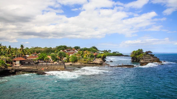 Tanah lot tempel Stockafbeelding