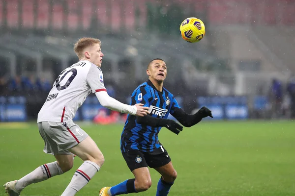 Italy Milan April 2021 Leonardo Pavoletti Cagliari Striker Head