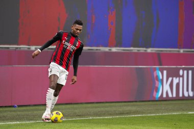 İtalya, Milan, 6 Ocak 2021: Rafael Leao (Milan forvet) futbol maçının ilk yarısında AC MILAN - JUVENTUS, Serie A 2020-2021 gün 16, San Siro Stadyumu