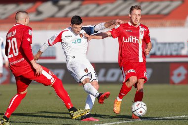 İtalya, Monza, 16 Ocak 2021: Daniel Sciaudone (Cosenza orta saha oyuncusu) futbol maçının ilk yarısında MONZA - COSENZA, Serie B 2020-2021 gün 18, U-Power Stadyumu