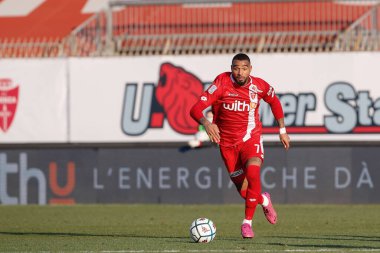 İtalya, Monza, 16 Ocak 2021: Kevin -Prince Boateng (Monza orta saha oyuncusu) futbol maçının ikinci yarısında sahaya çıkıyor, MONZA - COSENZA, Serie B 2020-2021 gün 18, U-Power Stadyumu