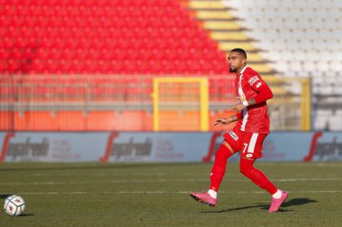 İtalya, Monza, 16 Ocak 2021: Kevin -Prince Boateng (Monza orta saha oyuncusu) ikinci yarıda Monzia - COSENZA, Serie B 2020-2021 gün 18, U-Power Stadyumu, Monzia maçında ön sahada pas attı.